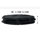 Maxbell Garden Waste Bag Flowers Leaf Basket Bin for Gardening Traveling Camping Black Medium