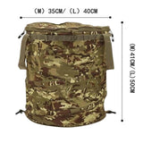 Maxbell Garden Waste Bag Flowers Leaf Basket Bin for Gardening Traveling Camping Medium Multi