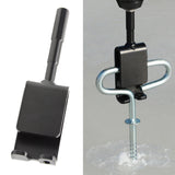 Maxbell Sturdy Ice Anchor Power Drill Adapter Practical for Drilling Nail Bracket