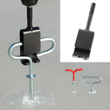 Maxbell Sturdy Ice Anchor Power Drill Adapter Practical for Drilling Nail Bracket