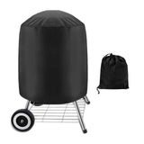 Maxbell Round Barbecue Grill Cover Foldable Weatherproof for Picnic Indoor Barbecue Small