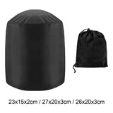 Maxbell Round Barbecue Grill Cover Foldable Weatherproof for Picnic Indoor Barbecue Small