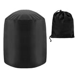 Maxbell Round Barbecue Grill Cover Foldable Weatherproof for Picnic Indoor Barbecue Small