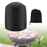 Maxbell Round Barbecue Grill Cover Foldable Weatherproof for Picnic Indoor Barbecue Small
