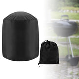 Maxbell Round Barbecue Grill Cover Foldable Weatherproof for Picnic Indoor Barbecue Small