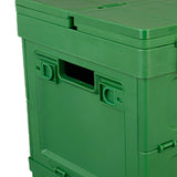 Maxbell Multifuncational Folding Storage Box Table Organizer Green