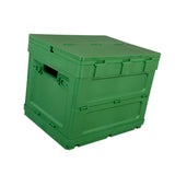 Maxbell Multifuncational Folding Storage Box Table Organizer Green