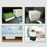 Maxbell Multifuncational Folding Storage Box Table Organizer Green