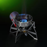 Maxbell Portable Camping furnace Stand Burner Bracket for Hiking Cooking