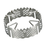 Maxbell Portable Camping furnace Stand Burner Bracket for Hiking Cooking