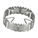 Maxbell Portable Camping furnace Stand Burner Bracket for Hiking Cooking