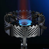 Maxbell Portable Camping furnace Stand Burner Bracket for Hiking Cooking