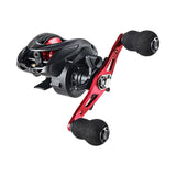 Maxbell High Speed Baitcasting Fishing Reel 6.3:1 Saltwater 8kg Max Drag left red
