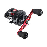 Maxbell High Speed Baitcasting Fishing Reel 6.3:1 Saltwater 8kg Max Drag left red