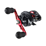Maxbell High Speed Baitcasting Fishing Reel 6.3:1 Saltwater 8kg Max Drag Red Right Hand