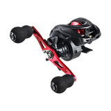 Maxbell High Speed Baitcasting Fishing Reel 6.3:1 Saltwater 8kg Max Drag Red Right Hand