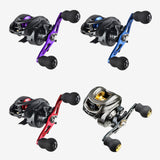 Maxbell High Speed Baitcasting Fishing Reel 6.3:1 Saltwater 8kg Max Drag Red Right Hand