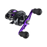 Maxbell High Speed Baitcasting Fishing Reel 6.3:1 Saltwater 8kg Max Drag Blue Left Hand