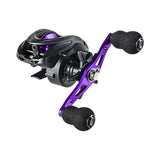 Maxbell High Speed Baitcasting Fishing Reel 6.3:1 Saltwater 8kg Max Drag Blue Left Hand