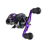 Maxbell High Speed Baitcasting Fishing Reel 6.3:1 Saltwater 8kg Max Drag Blue Left Hand