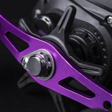 Maxbell High Speed Baitcasting Fishing Reel 6.3:1 Saltwater 8kg Max Drag Blue Left Hand