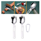Maxbell Multifunctional Spork spoon Portable for Camping Backpacking Outdoor Spork