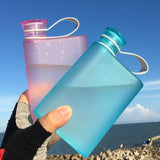 Maxbell Gallon Water Sport Jug Workout with Handle Jogging Water Bottle Purple