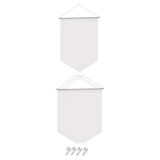 Maxbell 4Pcs Sublimation Blank Banner 18Inchx12inch Strong and Durable Accessories