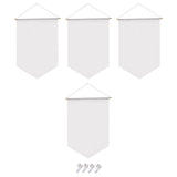 Maxbell 4Pcs Sublimation Blank Banner 18Inchx12inch Strong and Durable Accessories