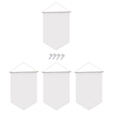 Maxbell 4Pcs Sublimation Blank Banner 18Inchx12inch Strong and Durable Accessories