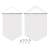 Maxbell 4Pcs Sublimation Blank Banner 18Inchx12inch Strong and Durable Accessories