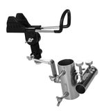Maxbell Universal Fishing Rod Holder Tool Support Metal Adjustable for Outdoor with Stand Rack