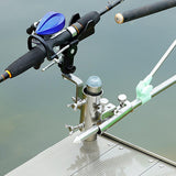 Maxbell Universal Fishing Rod Holder Tool Support Metal Adjustable for Outdoor with Stand Rack
