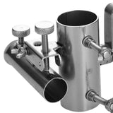 Maxbell Universal Fishing Rod Holder Tool Support Metal Adjustable for Outdoor with Stand Rack