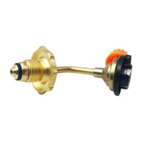 Maxbell Gas Tank Refill Adapter Solid Brass Canister Accessories for Outdoor Picnic