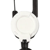 Maxbell Retractable Keychain Durable Lightweight Keyring Lanyard for Backpack Bags White