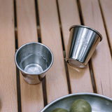 Maxbell Set of 4 Camping Mug Outdoor Reusable Pottery Mug Small 50ml coffee Tumbler