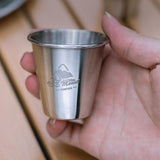 Maxbell Set of 4 Camping Mug Outdoor Reusable Pottery Mug Small 50ml coffee Tumbler