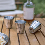 Maxbell Set of 4 Camping Mug Outdoor Reusable Pottery Mug Small 50ml coffee Tumbler