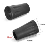 Maxbell 4x Walking Pole Tip Trekking Pole Tips Hiking Poles Rubber Tips for Camping