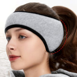 Maxbell Ear Warmers Headband Comfortable Winter Earmuffs for Women Riding Skiing Gray
