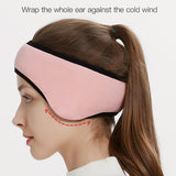 Maxbell Ear Warmers Headband Comfortable Winter Earmuffs for Women Riding Skiing Pink