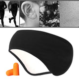 Maxbell Winter Ear Muffs Earlap Plush Headphones for Cycling Outdoors Women Men black