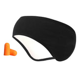 Maxbell Winter Ear Muffs Earlap Plush Headphones for Cycling Outdoors Women Men black