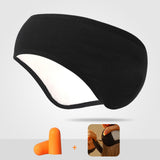 Maxbell Winter Ear Muffs Earlap Plush Headphones for Cycling Outdoors Women Men black