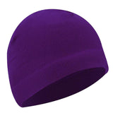 Maxbell Windproof Skull Hat Men Lightweight Winter Beanie for Basketball Hiking Violet