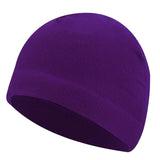 Maxbell Windproof Skull Hat Men Lightweight Winter Beanie for Basketball Hiking Violet