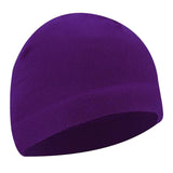 Maxbell Windproof Skull Hat Men Lightweight Winter Beanie for Basketball Hiking Violet