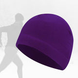 Maxbell Windproof Skull Hat Men Lightweight Winter Beanie for Basketball Hiking Violet