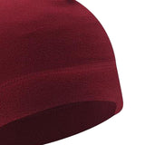 Maxbell Windproof Skull Hat Men Lightweight Winter Beanie for Basketball Hiking Dark Red